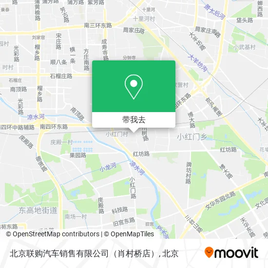 北京联购汽车销售有限公司（肖村桥店）地图