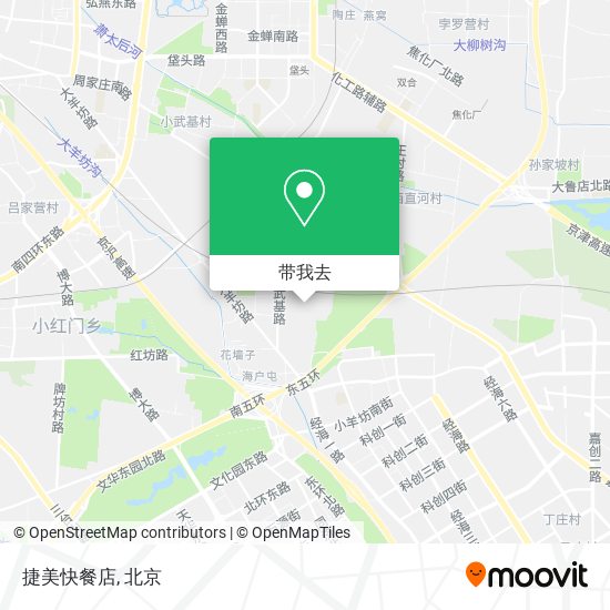 捷美快餐店地图