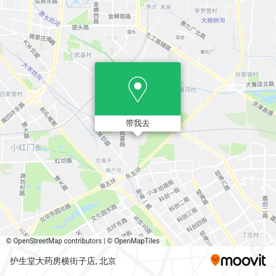 护生堂大药房横街子店地图