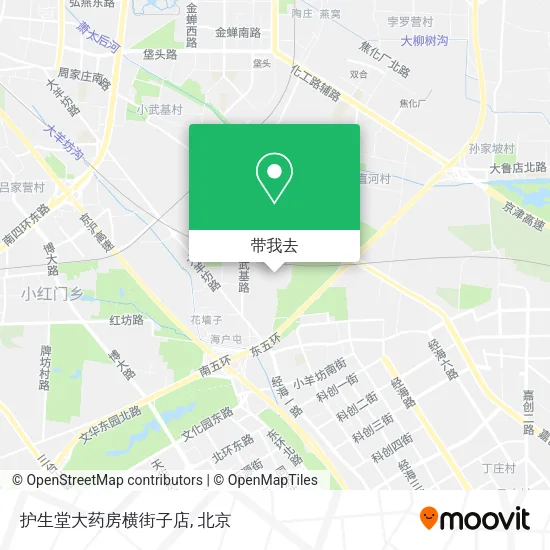 护生堂大药房横街子店地图