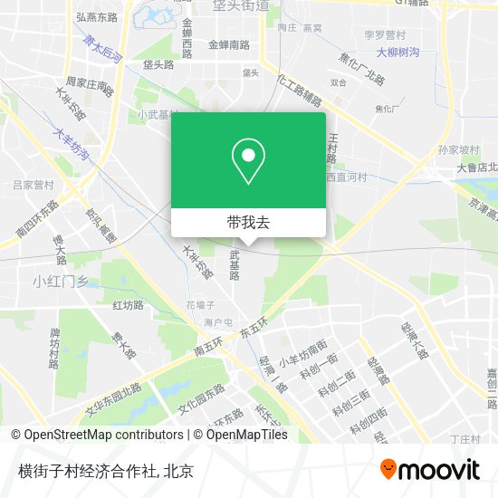 横街子村经济合作社地图