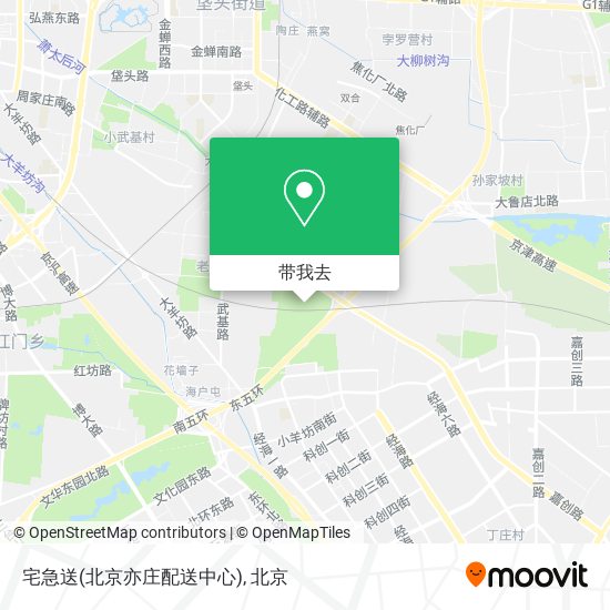 宅急送(北京亦庄配送中心)地图