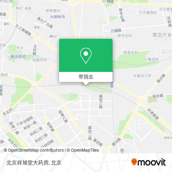 北京祥旭堂大药房地图