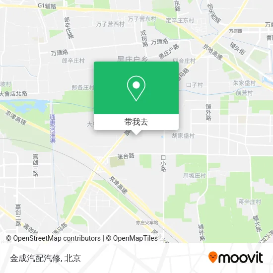 金成汽配汽修地图