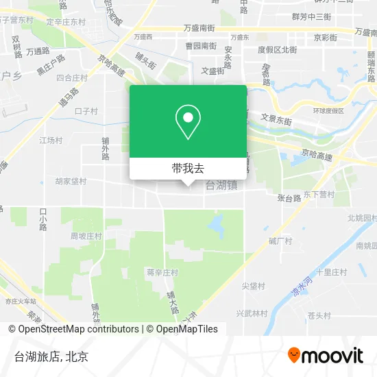 台湖旅店地图