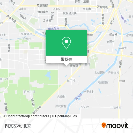 四支左桥地图