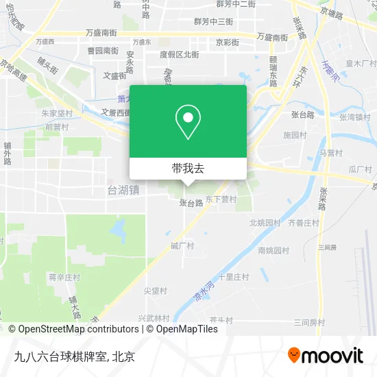 九八六台球棋牌室地图