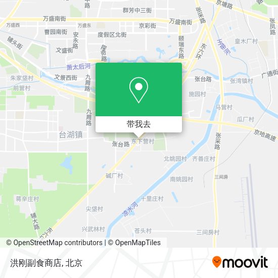 洪刚副食商店地图