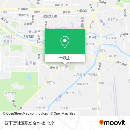 西下营社区股份合作社地图