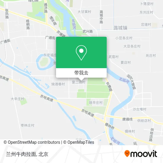 兰州牛肉拉面地图