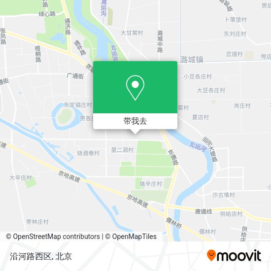 沿河路西区地图