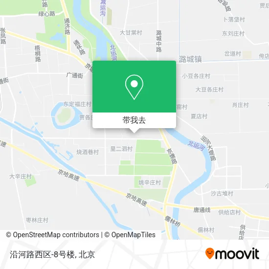 沿河路西区-8号楼地图