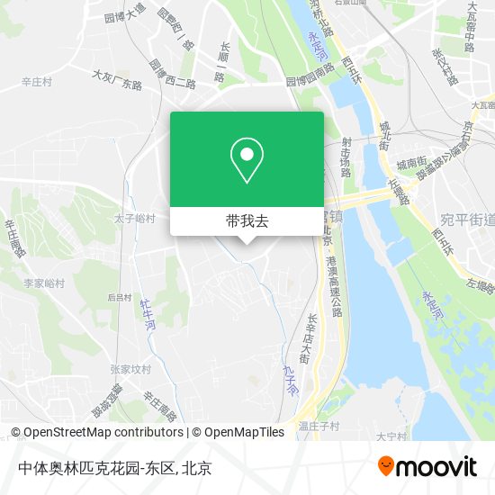 中体奥林匹克花园-东区地图