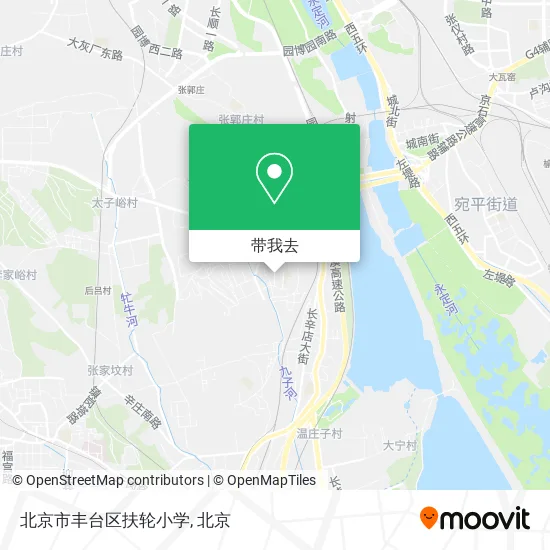 北京市丰台区扶轮小学地图