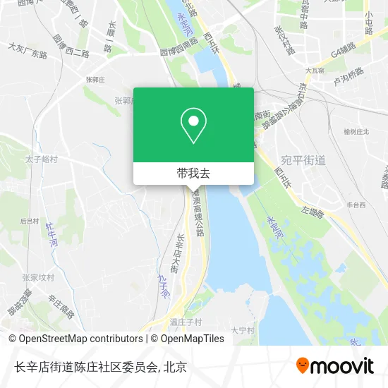 长辛店街道陈庄社区委员会地图