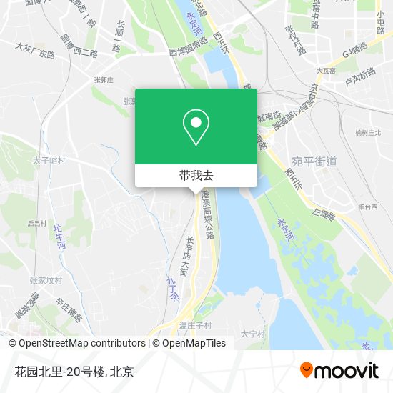 花园北里-20号楼地图