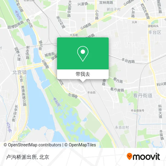 卢沟桥派出所地图