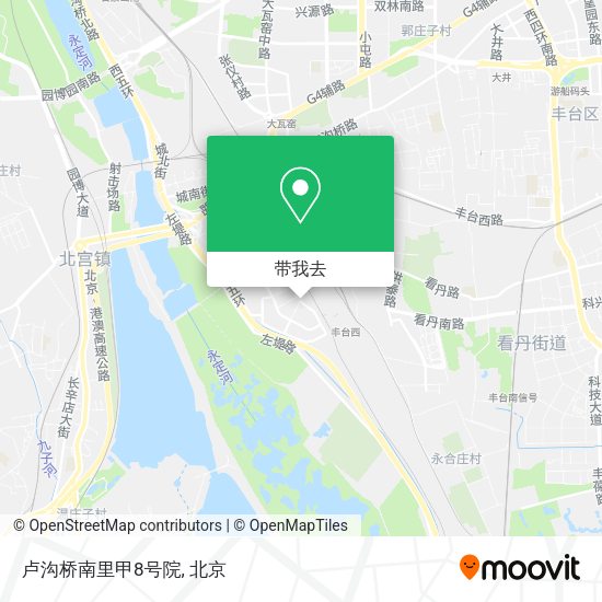卢沟桥南里甲8号院地图