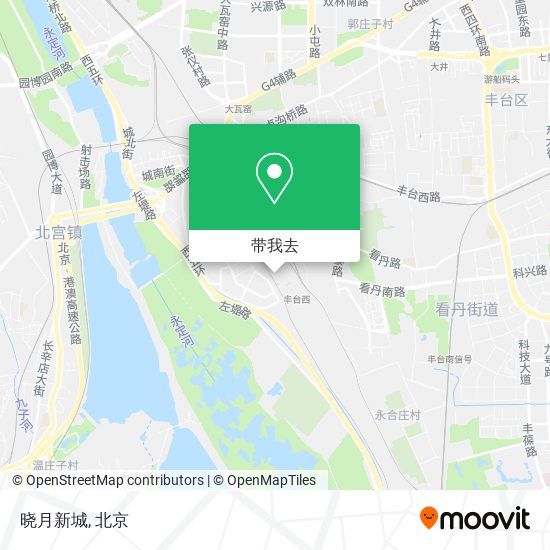 晓月新城地图