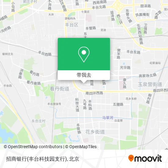 招商银行(丰台科技园支行)地图