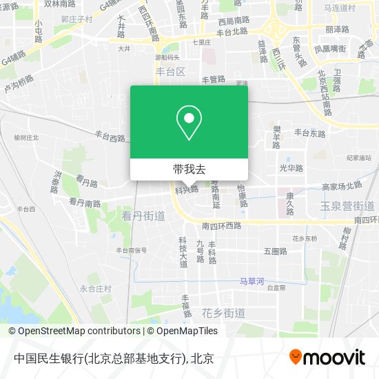 中国民生银行(北京总部基地支行)地图