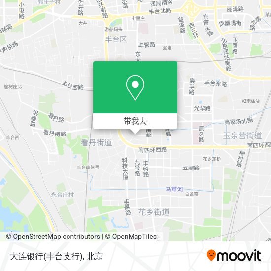 大连银行(丰台支行)地图
