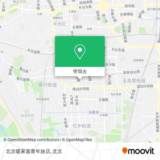 北京暖家嘉青年旅店地图