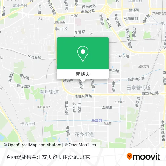 克丽缇娜梅兰汇友美容美体沙龙地图