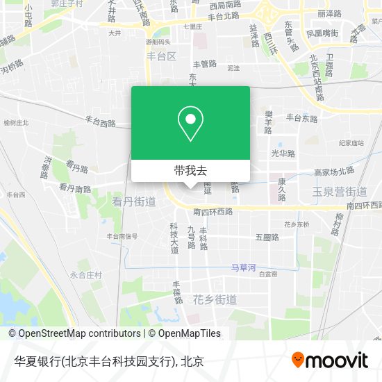 华夏银行(北京丰台科技园支行)地图