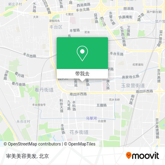 审美美容美发地图