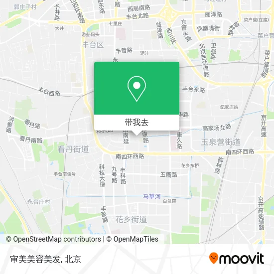 审美美容美发地图