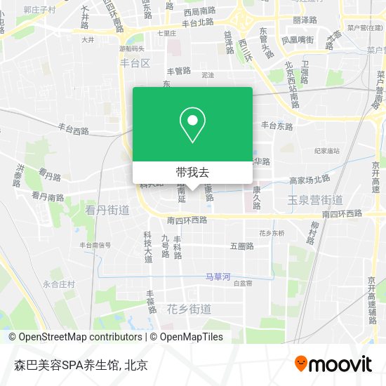 森巴美容SPA养生馆地图
