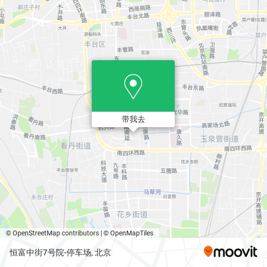 恒富中街7号院-停车场地图