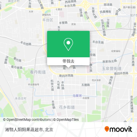 湘鄂人阳阳果蔬超市地图