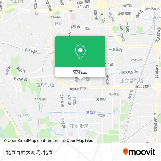 北京百姓大厨房地图