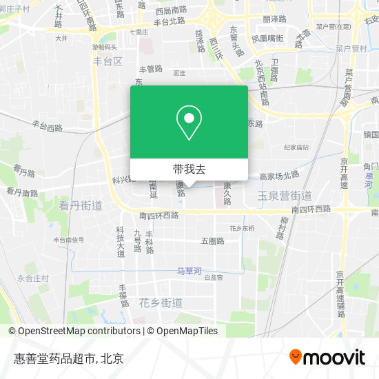 惠善堂药品超市地图
