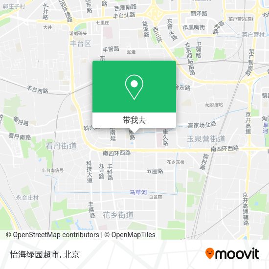 怡海绿园超市地图