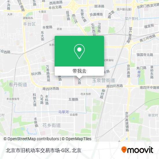 北京市旧机动车交易市场-G区地图