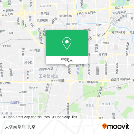 大饼面条店地图
