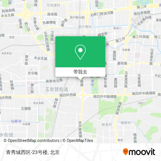 青秀城西区-23号楼地图