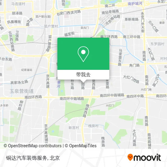 铜达汽车装饰服务地图
