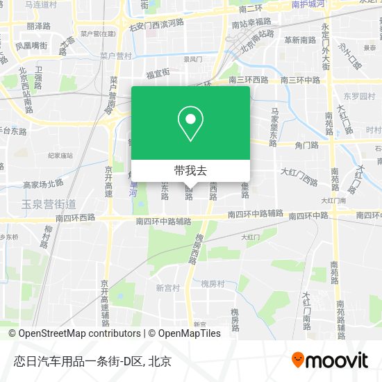 恋日汽车用品一条街-D区地图