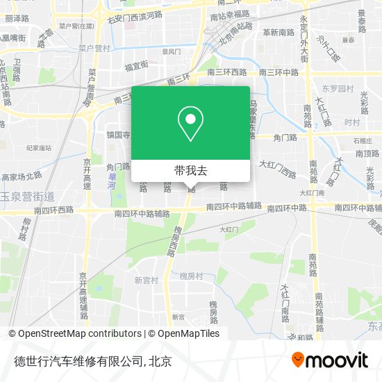 德世行汽车维修有限公司地图
