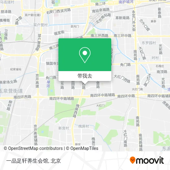 一品足轩养生会馆地图