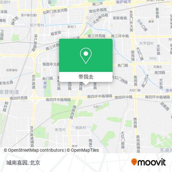 城南嘉园地图