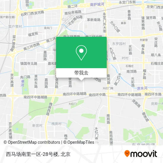 西马场南里一区-28号楼地图