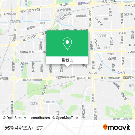安踏(马家堡店)地图