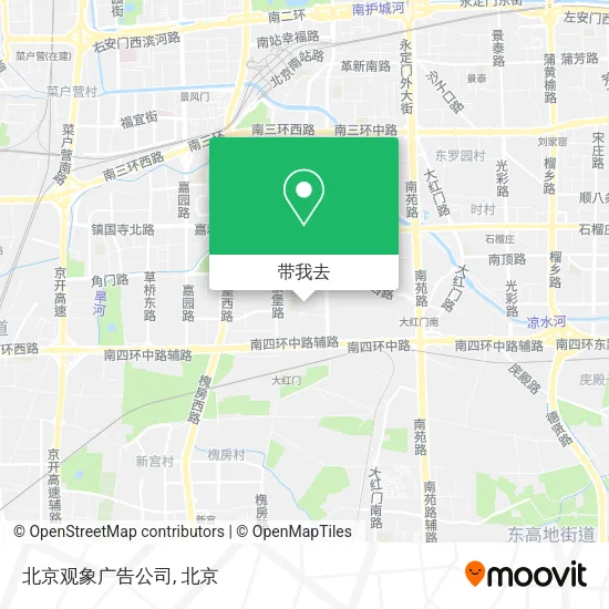 北京观象广告公司地图