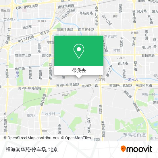 福海棠华苑-停车场地图