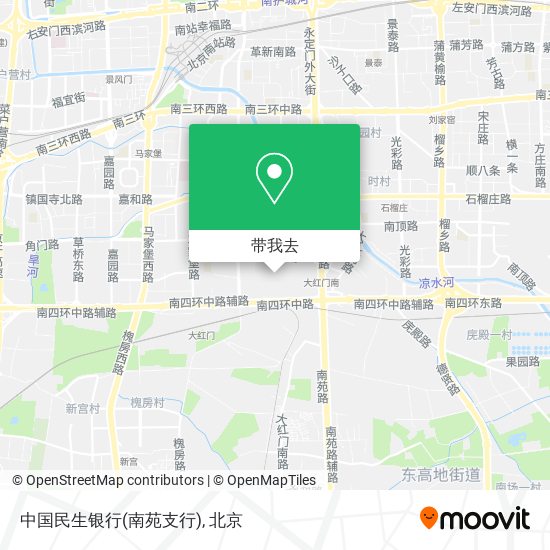 中国民生银行(南苑支行)地图